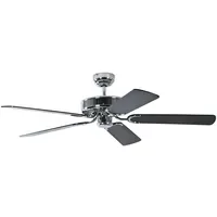 Pepeo Potkuri 132 cm Deckenventilator stahl/schwarz/schwarz gestreift