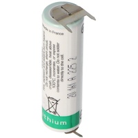 Saft LS14500 AA Ltihium Batterie 3,6 Volt mit Printanschluss,
