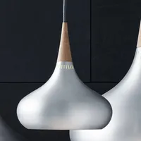 Fritz Hansen Orient P1 Pendelleuchte Matt Alu/Eiche - 22,5
