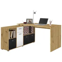 FMD-Möbel Eckschreibtisch Lex Artisan Eiche Nachbildung