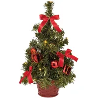IDENA Deko-Weihnachtsbaum Rot 35 cm