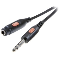 SpeaKa Professional SP-7870632 Klinke Audio Verlängerungskabel [1x Klinkenstecker 6.35