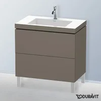 Duravit L-Cube Waschtischunterschrank mit 2 Auszüge, LC6937O9090
