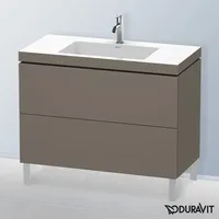 Duravit L-Cube Waschtischunterschrank mit 2 Auszüge, LC6938O9090