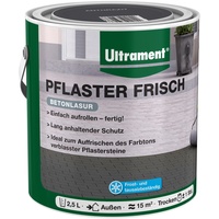 Ultrament Betonlasur Pflaster Frisch Anthrazit 2,5 l