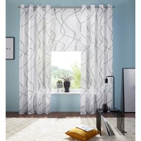 MY HOME Gardine Bene, Ösen (1 St), transparent, Polyester,