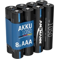 Ansmann Akku Micro AAA 1050 mAh 1,2V NI-MH, 8