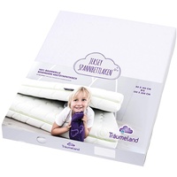 Träumeland Spannbettlaken Jersey 90 x 200 cm weiß