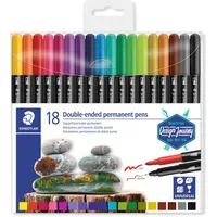 Staedtler Doppelfasermaler 18 St. Mehrfarbig