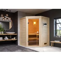 Karibu Antonia inkl. 3,6 kW Plug&Play Ofen inkl. Steuergerät