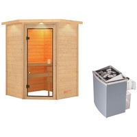Karibu Antonia inkl. 9 kW Ofen + int. Steuerung