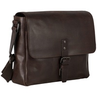 LEONHARD HEYDEN Dakota Messenger Leder 32 cm braun