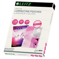 Leitz Laminierfolien, A5, 2x 125μm, glänzend, 100 Stück (33807)