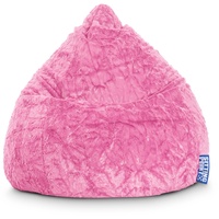 Sitting Point BeanBag Fluffy 70 x 90 cm pink