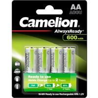 Camelion AlwaysReady Solar Mignon AA 4 St.