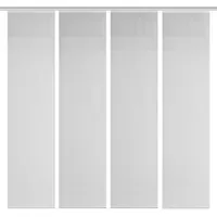 VISION S "4ER SET ROM" halbtransparent Bambusoptik 260x60, Schiebevorhang