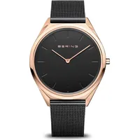 BERING Ultra Slim Quarz Edelstahl 34 mm 17039-166