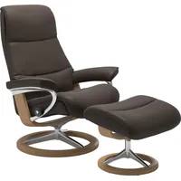 Stressless Stressless® Fußhocker »View«, mit Signature Base,Gestell Eiche braun