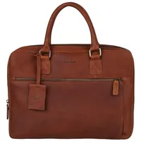 Burkely Antique Avery Aktentasche Leder 38 cm Laptopfach braun