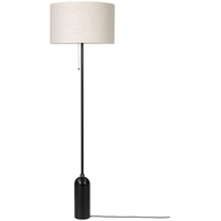 GUBI Gravity Stehleuchte, schwarz Stahl/Canvas -