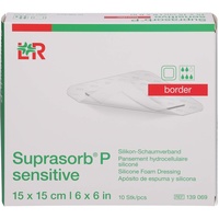 Lohmann & Rauscher Suprasorb P sensitive PU-Schaumv.border 15x15cm 10