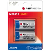 AgfaPhoto Alkaline Power Mono D, 2er-Pack