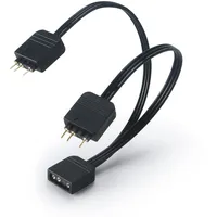 Akasa Addressable RGB LED Splitter Kabel, 2-fach, 12cm, schwarz