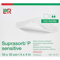 Lohmann & Rauscher Suprasorb P sensitive PU-Schaumv.non-bor.10x10cm