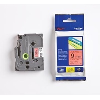 Brother TZe-421 laminiert schwarz auf rot 0,9cm x 8m