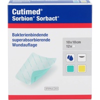 ToRa Pharma GmbH CUTIMED Sorbion Sorbact Wundauflage 10x10 cm