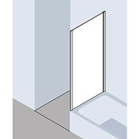 Kermi Liga Seitenwand 70 x 160 cm LITVD07016VAK