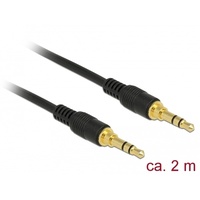 DeLock 85549 Audio Verbindungskabel [1x Klinkenstecker 3.5mm Klinke, (AUX)),