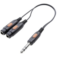 SpeaKa Professional SP-7869836 Klinke Audio Y-Adapter [1x Klinkenstecker 6.35