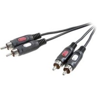 SpeaKa Professional SP-7869760 Cinch Audio Anschlusskabel [2x Cinch-Stecker -