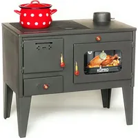 Kupro Kaminofen mit Backfach und Herdplatte 93894 Werkstattofen 7,56