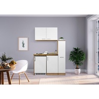 Respekta Miniküche MK130ESWOSS 130 cm weiß - Kochmulde