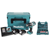 Makita DHP484RTJ inkl. 2 x 5 Ah + 100-tlg.