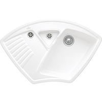 Villeroy & Boch Arena Eck Weiß Alpin + Handbetätigung
