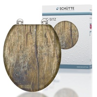 Schütte WC-Sitz SOLID WOOD MDF oval