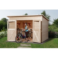 Weka Gartenhaus 325 2,99 x 2,50 m natur