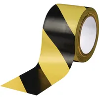 Rocol Bodenmarkierungsband Easy Tape PVC schwarz/gelb L.33m B.75mm Rl.