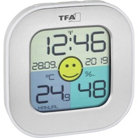 TFA Dostmann FUN Hygrometer Temperaturstation Digital silber (30.5050.54)
