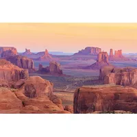 Papermoon Fototapete Hunts Mesa Sunrise", bunt, Fototapeten Tapeten