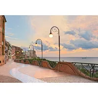 Papermoon Fototapete Seafront in Ortona, Abruzzo", bunt, Fototapeten Tapeten