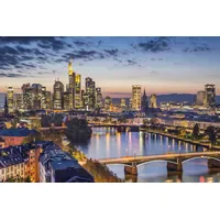 Papermoon Fototapete Frankfurt am Main", bunt, Fototapeten Tapeten