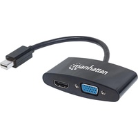 Manhattan 152709 DisplayPort 1.2 to HDMI VGA Adapter [1x