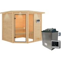 Karibu Tabea inkl. 9 kW Ofen + ext. Steuerung