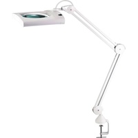 HP Autozubehör LED-Lupenleuchte Glaslinse 190,5mm (7,5 ") Tischklemme weiß