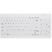 Active Key AK-C7012F-U1-W/GE (DE, Kabelgebunden), Tastatur, Weiss
