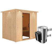 Karibu Sauna Daria - 68 mm Systemsauna - 230